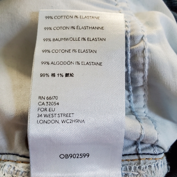 Free People We The Free Stella Skinny Jean Rip & Repair Raw Hem 28 - Picture 11 of 13